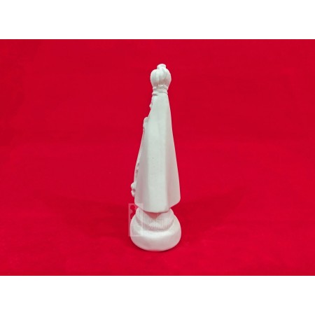 Imagem Nossa Senhora Aparecida Manto Liso Gesso Cru 17cm