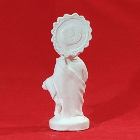 Imagem Sagrado Coração de Jesus Baby Gesso Cru 14cm