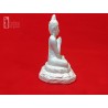 Buda Meditando 12cm Escultura em Gesso Cru