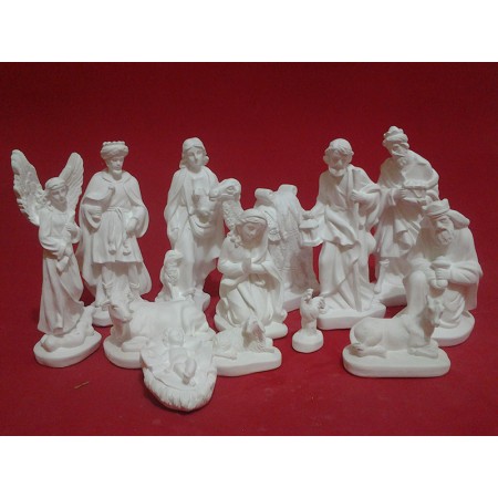 Presépio Polonês em Gesso...