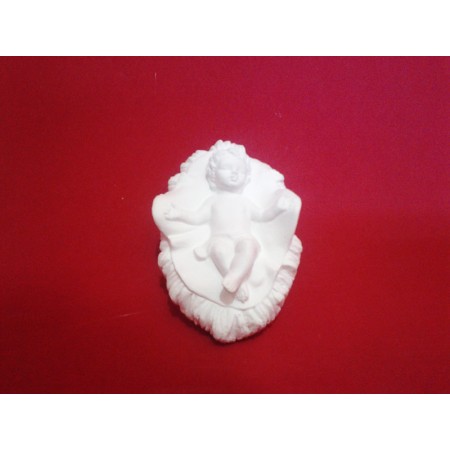 Presépio Polonês em Gesso Cru 20cm