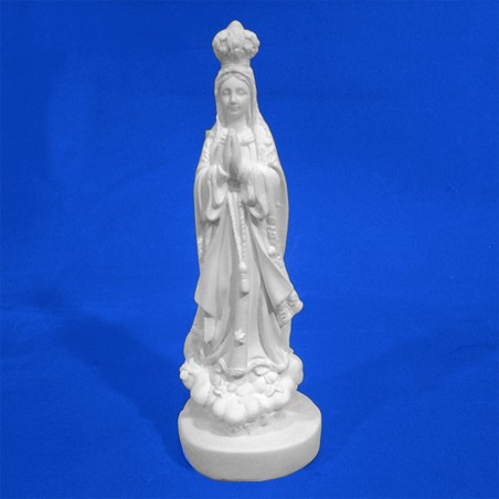 Imagem Nossa Senhora de Fátima Gesso Cru 20cm
