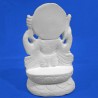 Ganesha com pedestal de pedras 15cm Escultura de Gesso