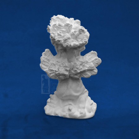 Anjinha Rezando em Gesso Cru 10cm