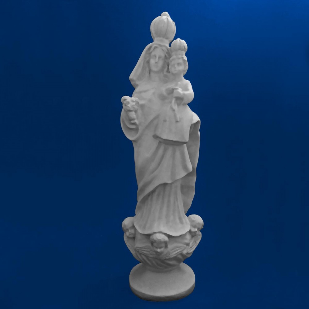 Imagem Nossa Senhora da Glória  31cm Gesso Cru