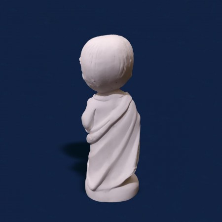 Imagem São Judas Baby Gesso Cru 14cm