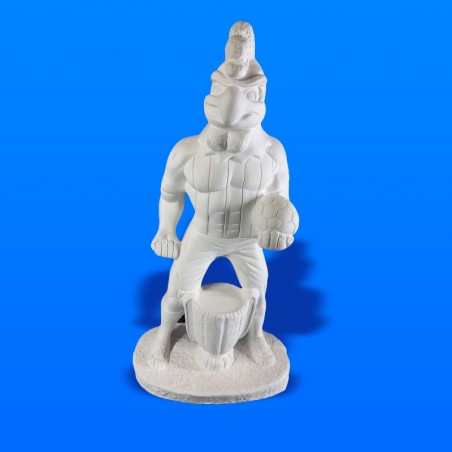 Mascote Atlético Mineiro Galão em Gesso Cru 43cm