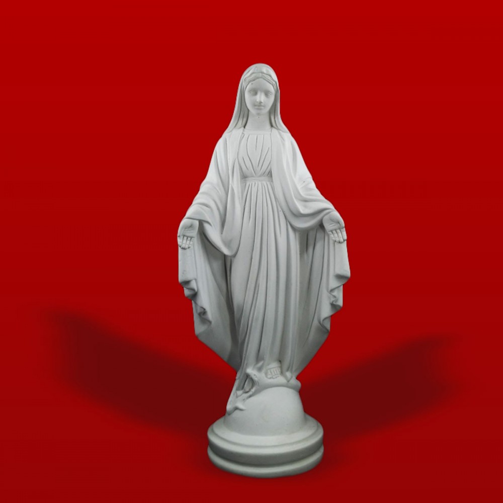 Imagem Nossa Senhora das Graças Gesso Cru 35cm
