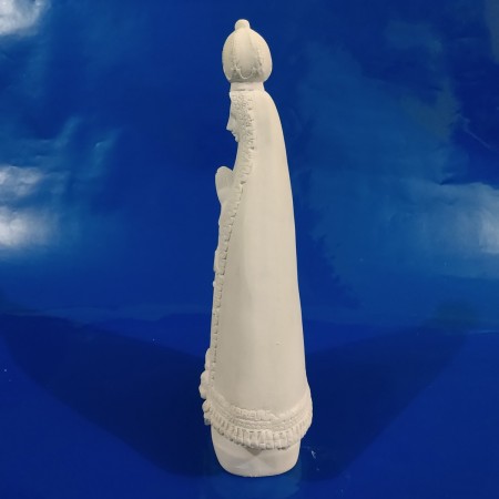 Imagem Nossa Senhora Aparecida Lisa Gesso Cru 32cm