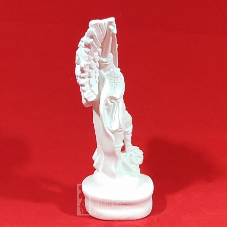 Imagem São Miguel Arcanjo Gesso Cru 16cm