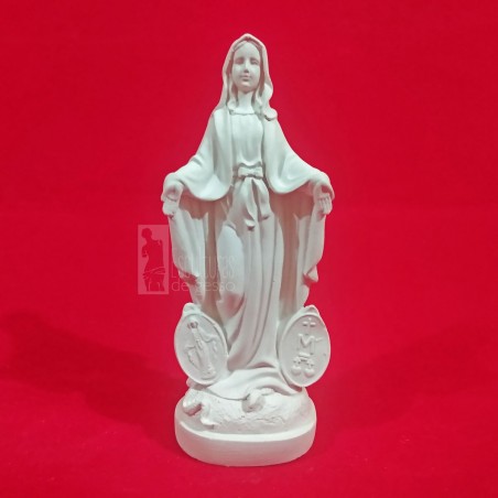 Imagem Nossa Senhora das Graças das Medalhas Milagrosas 15cm