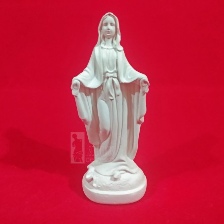 Imagem Nossa Senhora das Graças Gesso Cru 15cm